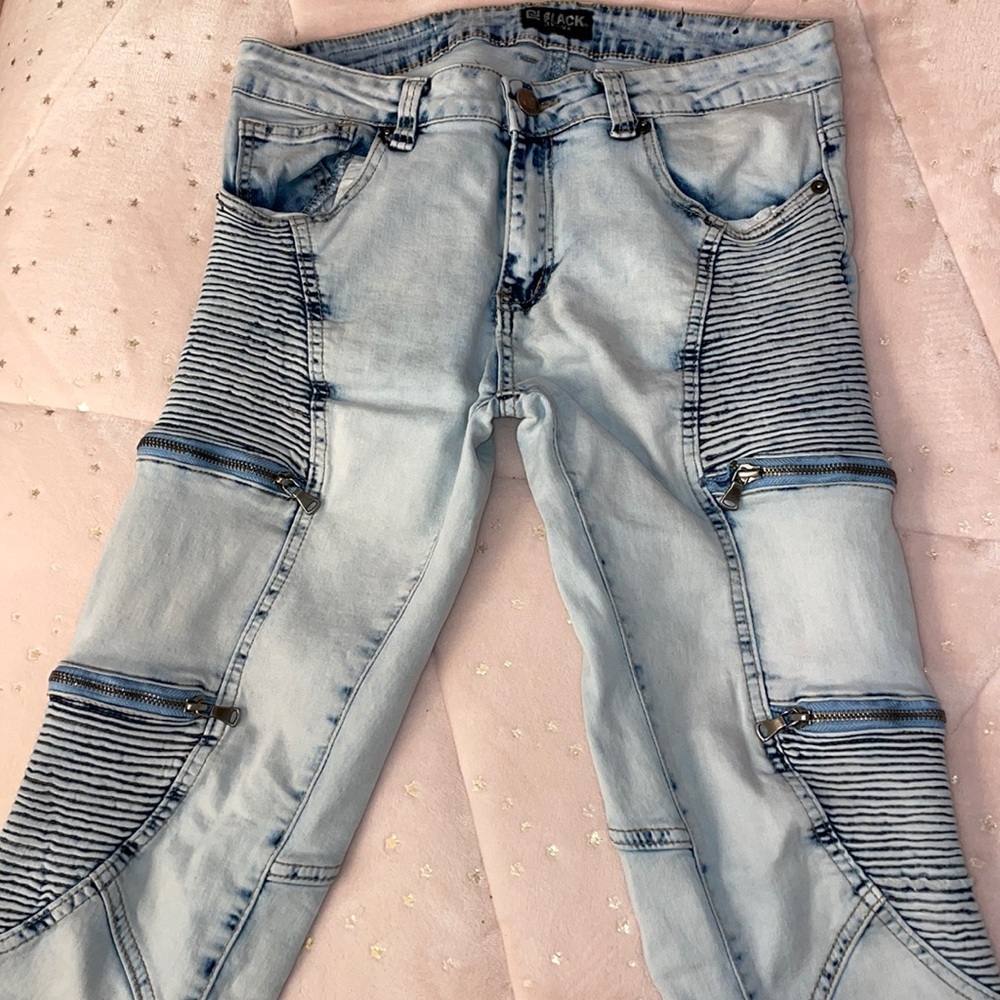 Guys Jeans, Light Blue Acid Wash, Size 30/30
